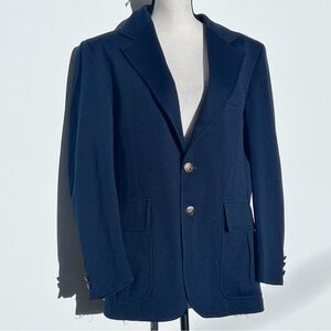 Vintage JC Penny blue unstructured suit coat